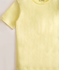 Camiseta-Infantil-de-Algodao-Basica-Manga-Curta-Amarelo-Claro-9976961-Amarelo_Claro_4