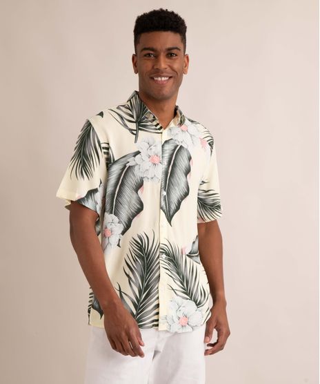 camisa-de-viscose-estampada-floral-manga-curta-amarelo-claro-1007869-Amarelo_Claro_1