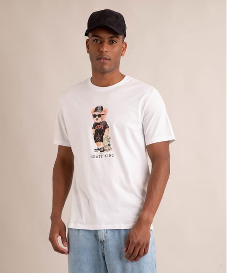 camiseta-de-algodao-urso-skatista-manga-curta-gola-careca-branca-1006248-Branco_1