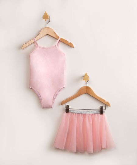 Kit-de-Body-Infantil-Sem-Manga---Saia-Tule---Scrunchie-Rosa-1001295-Rosa_1