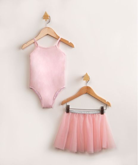 Kit-de-Body-Infantil-Sem-Manga---Saia-Tule---Scrunchie-Rosa-1001295-Rosa_1