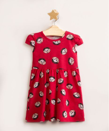 Vestido-Infantil-de-Flame-Estampado-Turma-da-Monica-Manga-Curta-Vermelho-9994836-Vermelho_1