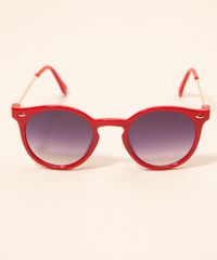 Oculos-de-Sol-Infantil-Redondo-Yessica-Vermelho-1007166-Vermelho_1