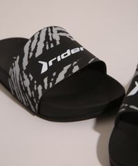 Chinelo-Slide-com-Estampa-Abstrata-Rider-Grendene-Preto-1006711-Preto_2