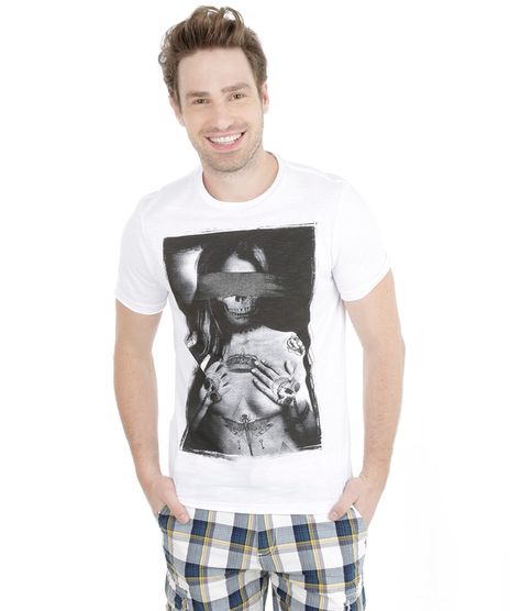Camiseta-com-Estampa-de-Caveira-Branca-8121626-Branco_1