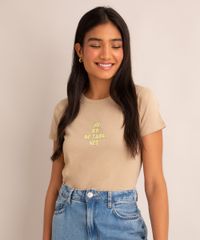 camiseta-de-algodao--um-b-o-de-cada-vez--manga-curta-decote-redondo-kaki-1007890-Kaki_1