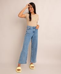 camiseta-de-algodao--um-b-o-de-cada-vez--manga-curta-decote-redondo-kaki-1007890-Kaki_3