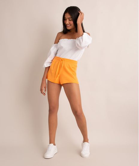 short-de-moletom-basico-com-recorte-canelado-e-cordao-cintura-media-laranja-9950161-Laranja_1