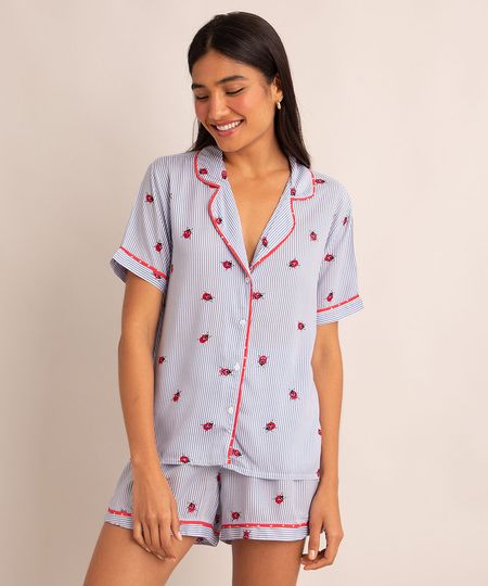 pijama-camisa-listrado-com-joaninhas-manga-curta-multicor-9997666-Multicor_1 pijama-camisa-listrado-com-joaninhas-manga-curta-multicor-9997666-Multicor_1