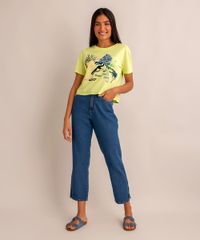 camiseta-cropped-de-viscose--mar-doce-lar--manga-curta-decote-redondo-amarelo-neon-1007483-Amarelo_Neon_3