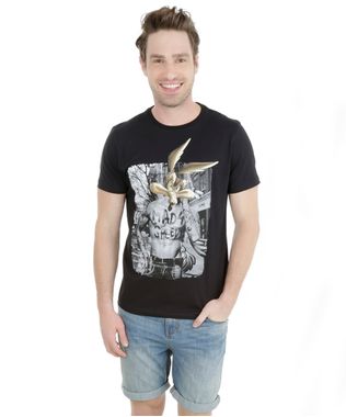 Camiseta-com-Estampa-do-Coiote-Preta-8177217-Preto_1