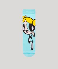 meia-feminina-cano-alto-divertida-Lindinha-as-meninas-super-poderosas-azul-claro-1004911-Azul_Claro_2