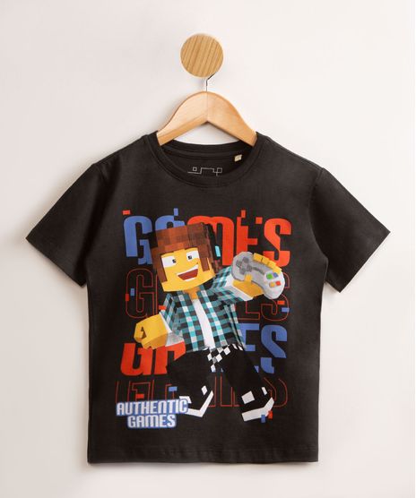 camiseta-infantil-de-algodao-authentic-games--manga-curta--preta-9997309-Preto_1