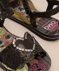 Sandalia-Infantil-LOL-OMG-Glitter-Vem-com-Brinde-Boombox-Grandene-Preta-1006009-Preto_4