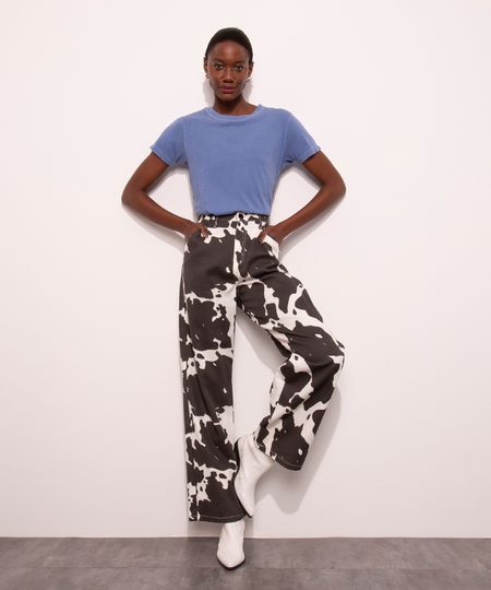 Calca-Reta-de-Sarja-Estampada-Animal-Print-Vaca-Cintura-Super-Alta-Mindset-Off-White-9997956-Off_White_1 Calca-Reta-de-Sarja-Estampada-Animal-Print-Vaca-Cintura-Super-Alta-Mindset-Off-White-9997956-Off_White_1