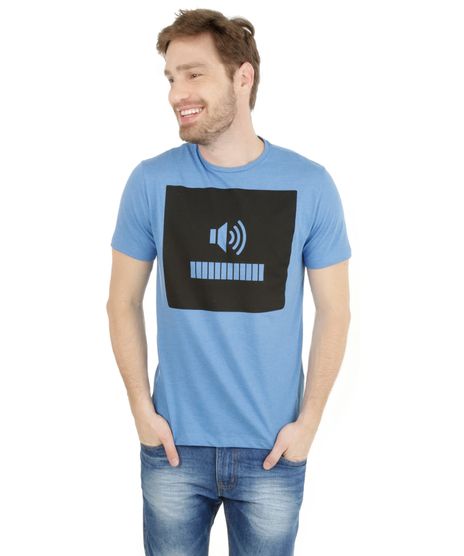 Camiseta-com-Estampa-de-Volume-Maximo-Azul-8115830-Azul_1