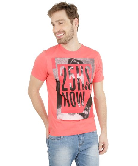 Camiseta-com-Estampa--25Hs-Now--Coral-8078570-Coral_1