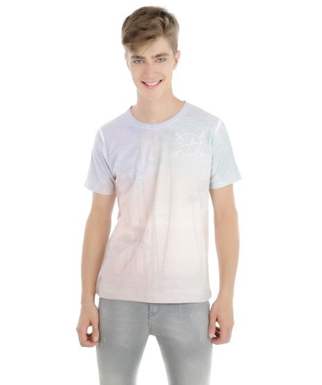 Camiseta-Flame-com-Estampa-Tropical-Laranja-Claro-8092340-Laranja_Claro_1