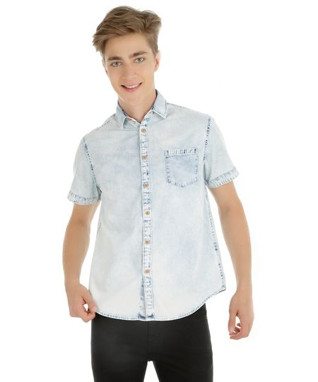Camisa-Jeans-Azul-Claro-7993643-Azul_Claro_1 Camisa-Jeans-Azul-Claro-7993643-Azul_Claro_1