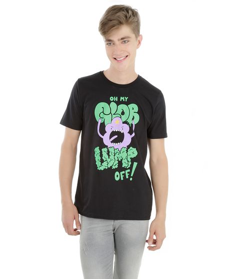 Camiseta-com-Estampa-Hora-de-Aventura-Preta-8113700-Preto_1