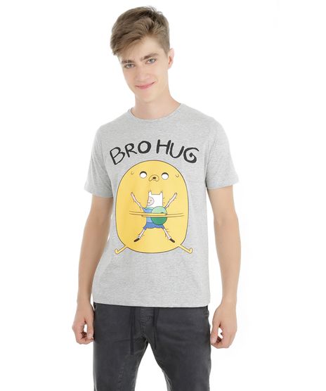 Camiseta-com-Estampa-Hora-de-Aventura-Cinza-8117507-Cinza_1