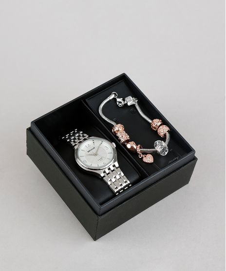 Kit-de-Relogio-Analogico-Seculus-Feminino---Pulseira---20465L0SVNA1K2-Prateado-9303854-Prateado_1