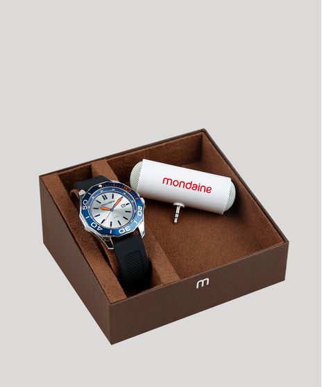 Kit-de-Relogio-Analogico-Mondaine-Masculino---Caixa-de-Som---83373G0MVNI1KZ-Prateado-9339907-Prateado_1