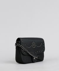 Bolsa-Feminina-Transversal-com-Tachas-e-Corrente-Preta-9200338-Preto_3