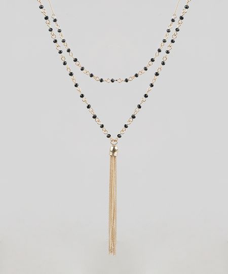 Colar-Feminino-Duplo-com-Micangas-Dourado-9204330-Dourado_1 Colar-Feminino-Duplo-com-Micangas-Dourado-9204330-Dourado_1