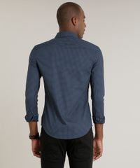 Camisa-Masculina-Slim-Estampada-Mini-Print-Manga-Longa-Azul-Marinho-9095680-Azul_Marinho_2