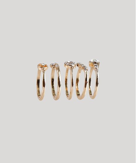 Kit-de-5-Aneis-Femininos-Dourado-9207685-Dourado_1