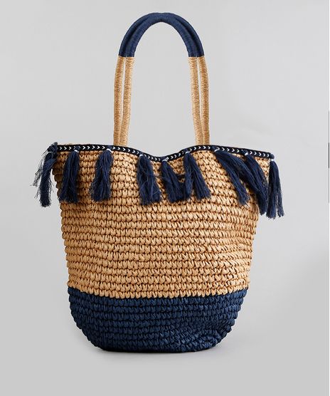 Bolsa-de-Praia-Feminina-Shopper-de-Palha-com-Tassel-Caramelo-9198298-Caramelo_1