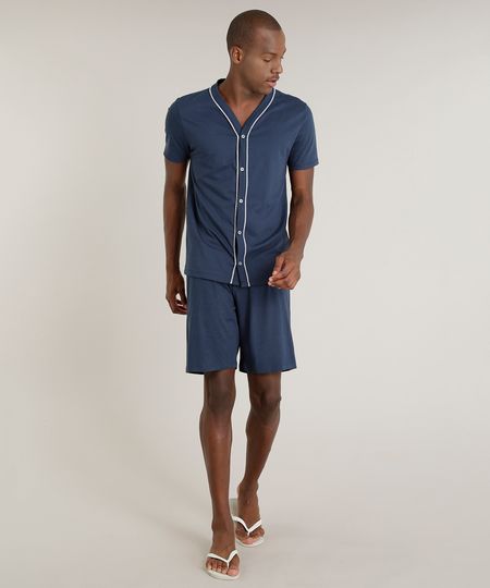 Pijama-Masculino-Manga-Curta-Azul-Marinho-9048903-Azul_Marinho_1