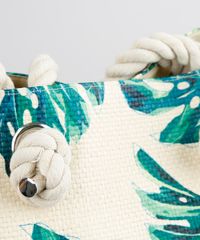 Bolsa-de-Praia-Feminina-Estampada-de-Folhas-Bege-9198316-Bege_4