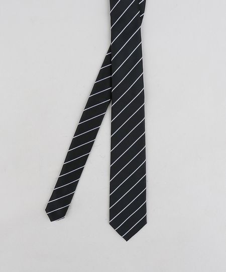Gravata-Masculina-Listrada-em-Jacquard-Preta-9127490-Preto_1