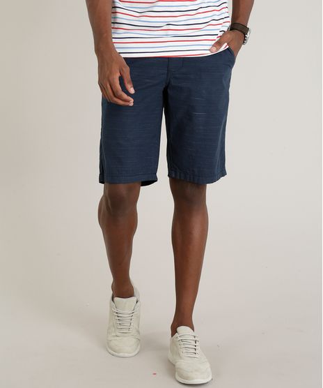 Bermuda-Masculina-Reta-Mescla-Azul-Marinho-9268975-Azul_Marinho_1
