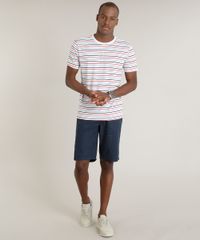 Bermuda-Masculina-Reta-Mescla-Azul-Marinho-9268975-Azul_Marinho_3