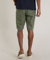Bermuda-Masculina-Reta-Mescla-Verde-Militar-9268974-Verde_Militar_2