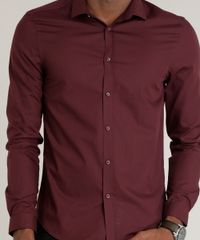 Camisa-Masculina-Slim-Manga-Longa-Vinho-7982473-Vinho_4