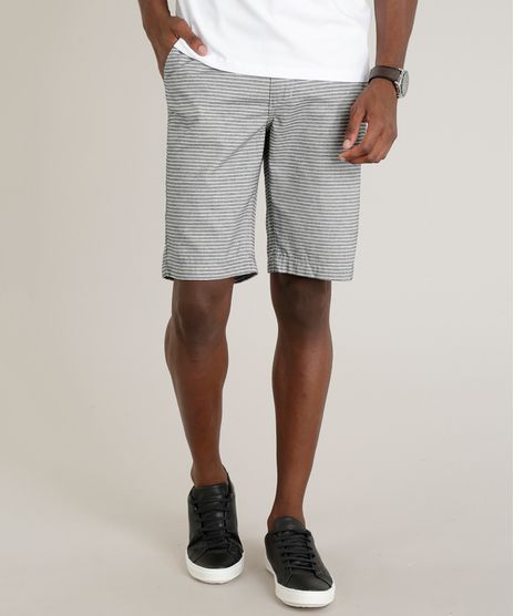 Bermuda-Masculina-Reta-Listrada-Cinza-8677917-Cinza_1