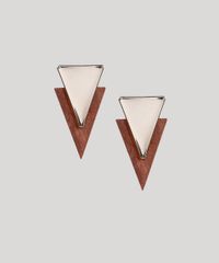 Brinco-Feminino-Triangulo-com-Madeira-Dourado-9207676-Dourado_1