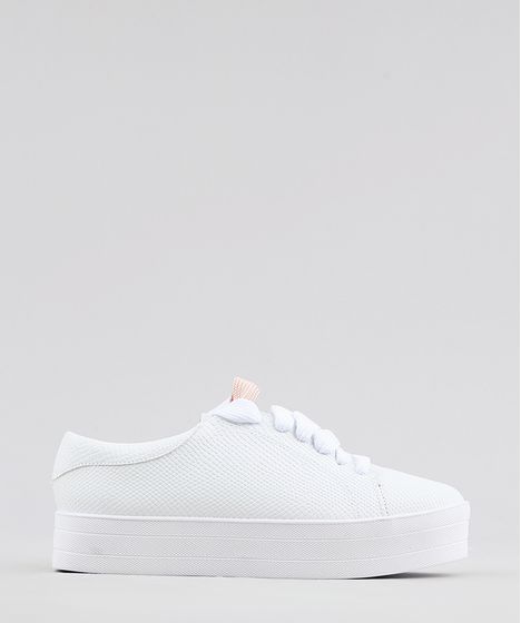 tenis moleca com cadarço