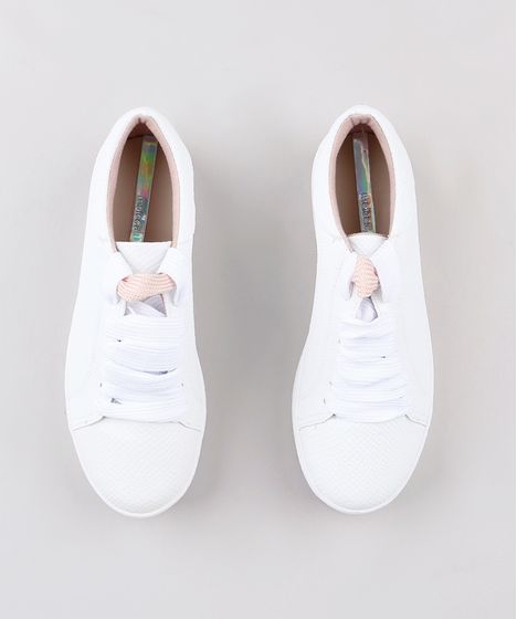 tenis sem cadarco branco