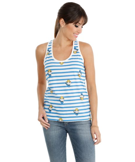 Regata-Listrada-com-Estampa-do-Pato-Donald-Azul-8075413-Azul_1