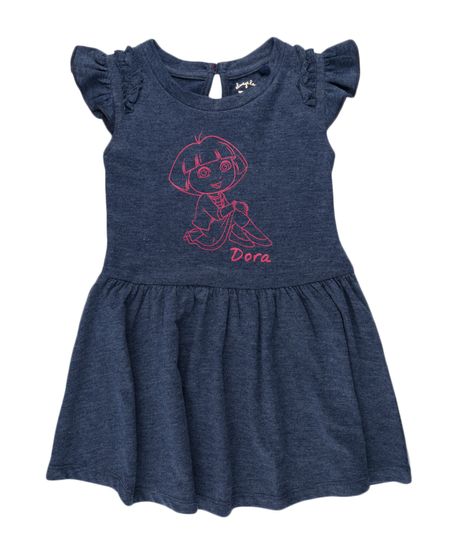 Vestido-com-Estampa-Dora-a-Aventureira-Menina-Azul-Escuro-7998786-Azul_Escuro_1