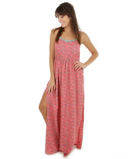 Vestido-Longo-Estampado-de-Conchas-Coral-8004728-Coral_1