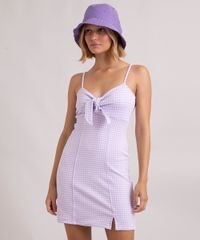 vestido-curto-com-no-estampado-xadrez-vichy-alca-fina-lilas-1005034-Lilas_4