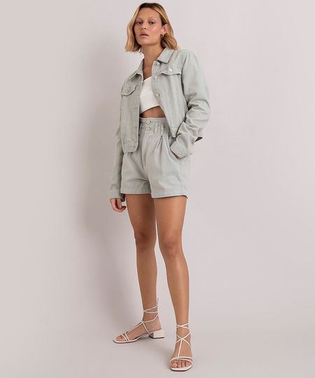 short-clochard-de-sarja-cintura-super-alta-com-pregas-verde-claro-1010650-Verde_Claro_1
