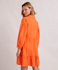 vestido-chemise-curto-de-viscose-manga-7-8-laranja-1008359-Laranja_2