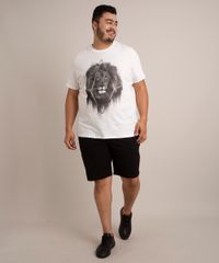 camiseta-de-algodao-plus-size-leao-manga-curta-gola-careca-branca-1001134-Branco_3